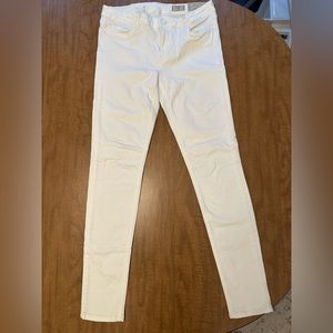 All saints denim with zipper fly.